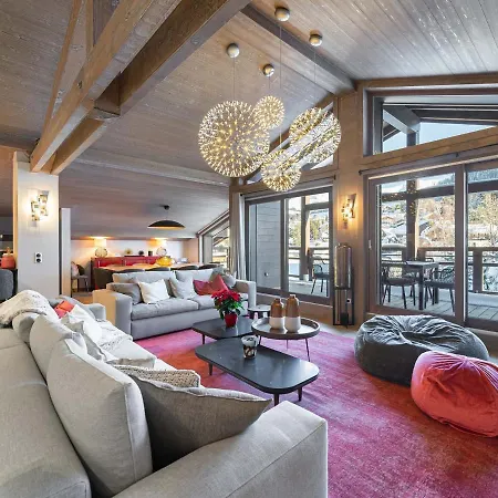 Penthouse A Avec Jacuzzi, Sauna, Piscine & Salle De Sport - Fr-1-569-27 * Megève