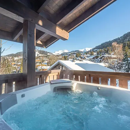 Penthouse A Avec Jacuzzi, Sauna, Piscine & Salle De Sport - Fr-1-569-27 * Megève